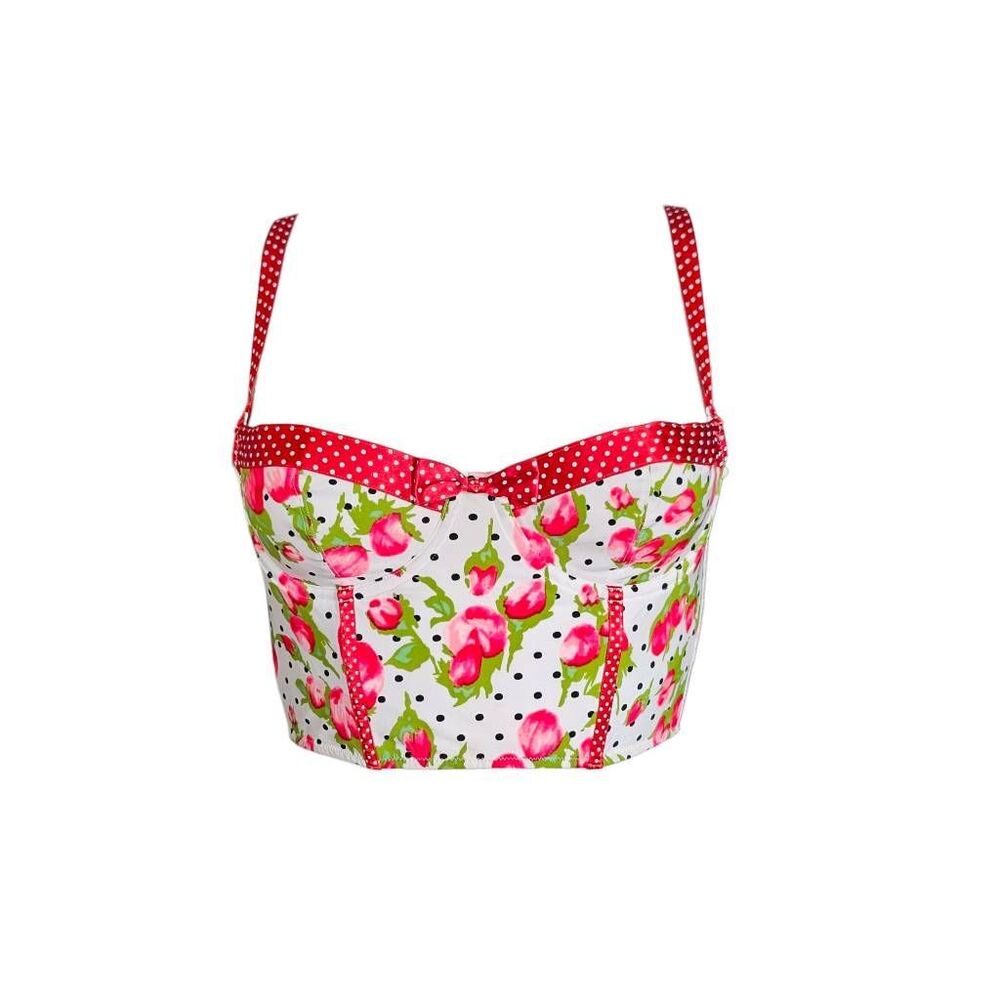 vintage victoria’s secret coquette corset top